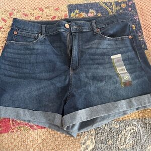 No Boundaries Dark Blue Jean Shorts